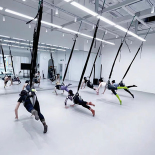 室内5D空中瑜珈活力带悬挂蹦极魔力绳弹力安全带学院培训防勒保护
