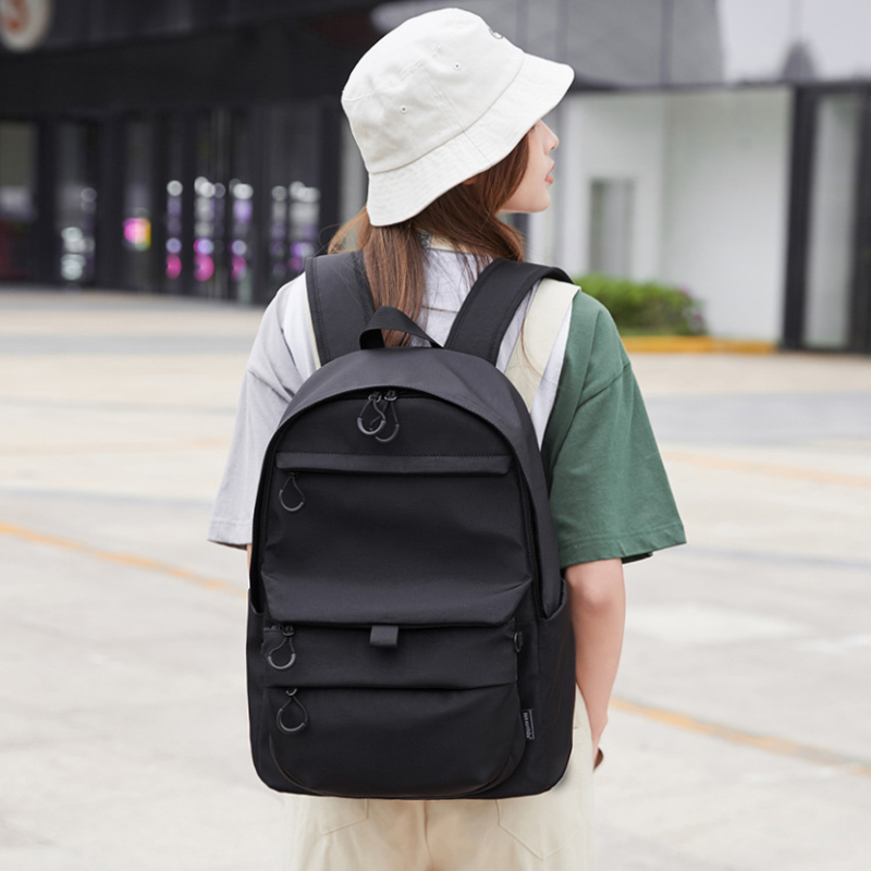 一包两用~男女款简约休闲轻松背负双肩包学生书包背包单肩斜挎包