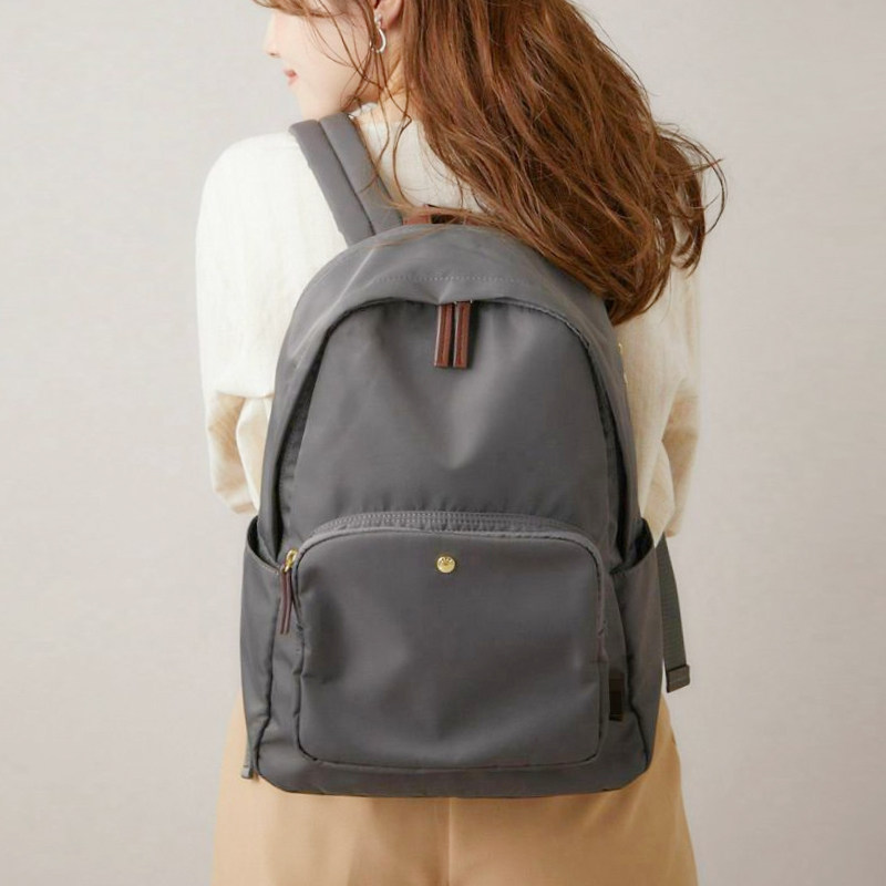 日系尼龙双肩包日本书包电脑背包休闲旅行包男女情侣包妈咪包防水