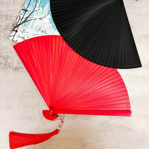 21cm全竹折扇折叠古风夏日扇便携