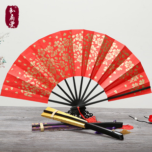 和扇堂cosplay将进酒宅舞扇子日式 十骨蝙蝠仕舞扇噫无情转扇子