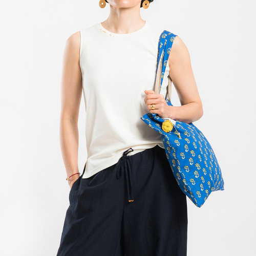 城市山民UrbanTribe女式长绒棉圆领修身背心CF29078