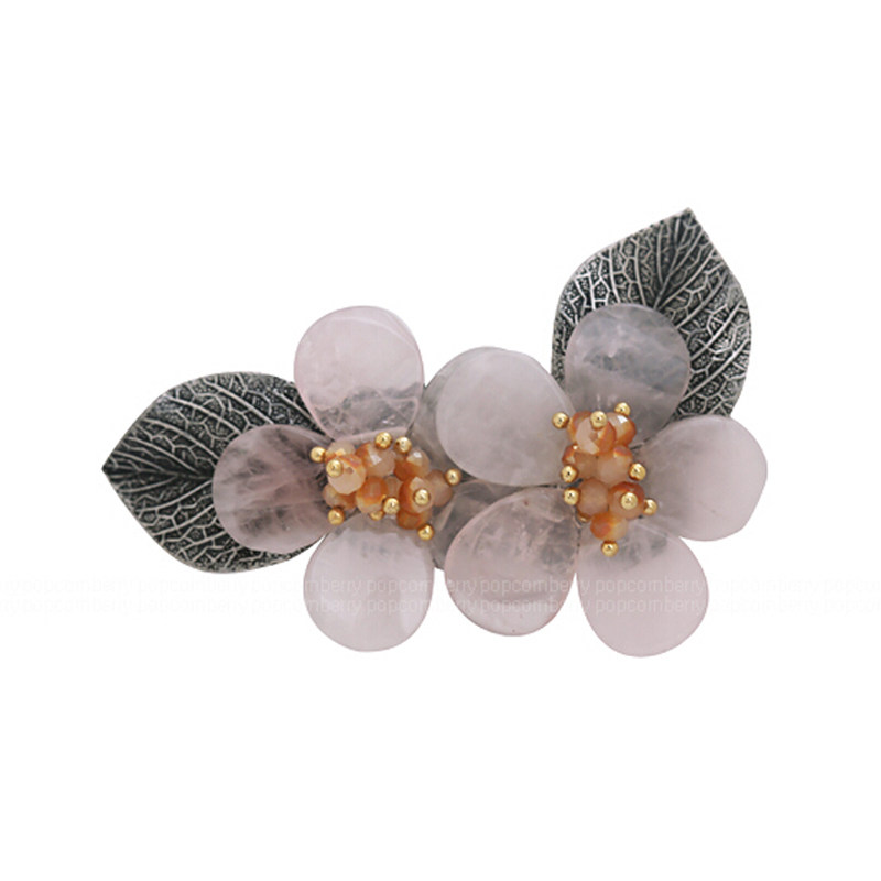 宝石蓝深蓝色大水晶胸针胸花女高档韩国配饰品别针扣针披肩丝巾扣