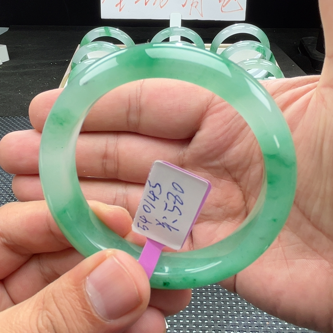 5354圈口非洲翠手镯