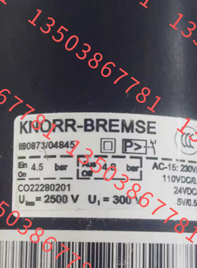 克诺尔KNORR-BREMSE压力开关 DW II 80876/00603 议价