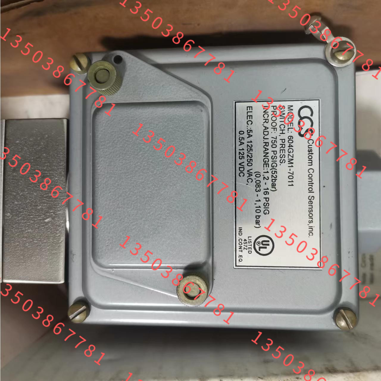 CCS压力开关 604GZM1-7011