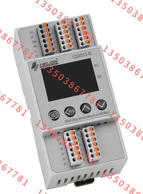 汉隆温控模块CD4513-RV 4路控制，4路热电阻输入，0~10V电压输出