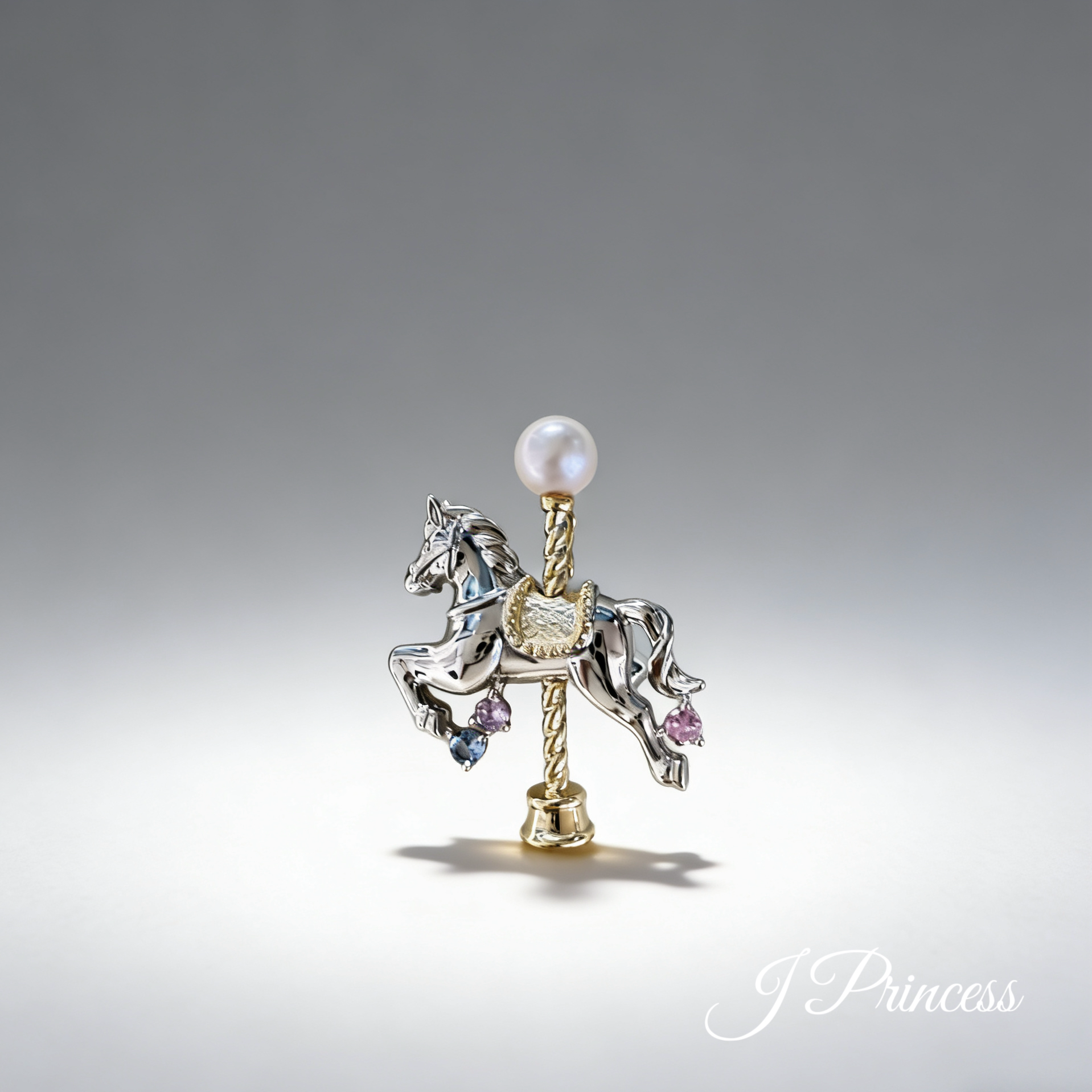 「绮梦木马」mikimoto同款木马胸针天然海水AKOYA珍珠胸针7-8MM,珠宝/钻石/翡翠,胸饰,淘宝优惠券,粉丝福利购,淘宝优惠卷