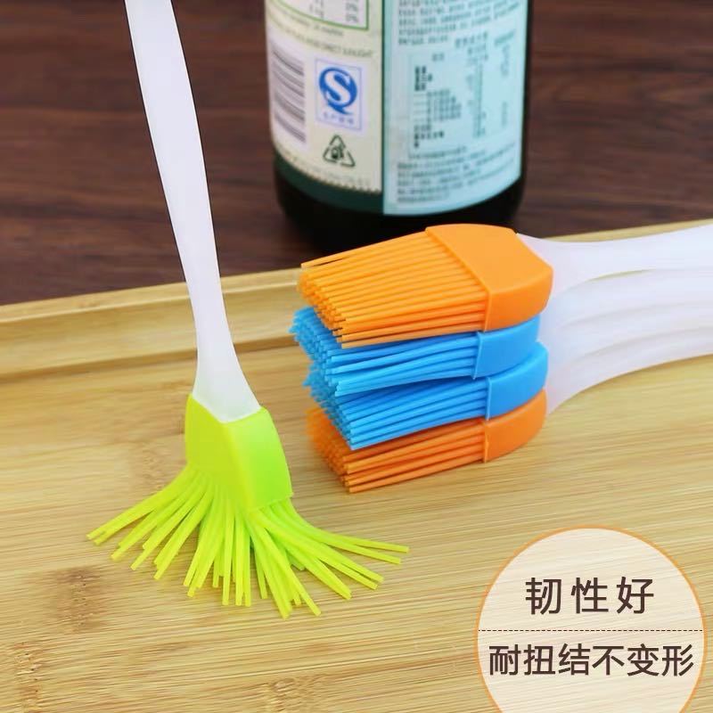 家用耐高温油刷厨房烙饼硅胶油刷不掉毛烧烤刷油刷子烘焙工具刷子