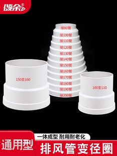 抽油烟机塑料排烟管变径圈排风管转换接头厨房烟道管止逆阀变径圈