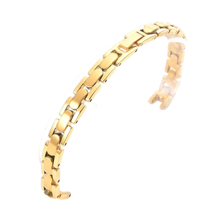 凹口钢带适用天梭女表T003209A弗拉明戈手表带T084不锈钢表链真皮