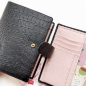 金色环夹真皮隔板垫板笔记本皮套 头层牛皮活页奇葩A6手帐记事本