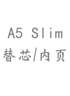 现货A5slim内芯活页纸 6孔活页本子替芯空白todolist月计划