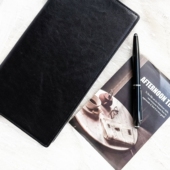 二折紧凑真皮手帐A5slim活页本法羊 手帐 2025新品 A5工作笔记本