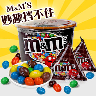 玛氏官方旗舰店mm豆巧克力零食小吃桶装270g