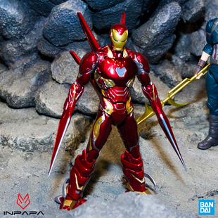 日本万代 SHF 钢铁侠 MK50 纳米武器套装 复仇者联盟 限定版 现货