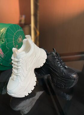 年诗歌兰欧洲站2025秋冬新款真皮女鞋厚底休闲百搭靴子时尚潮鞋