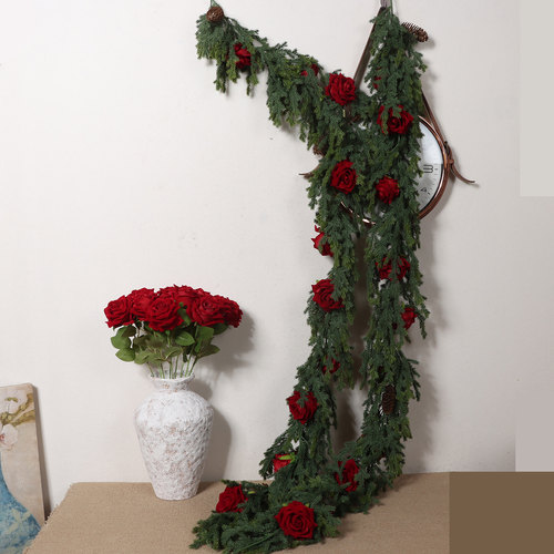 新年喜庆1.8米加密款松针仿真藤