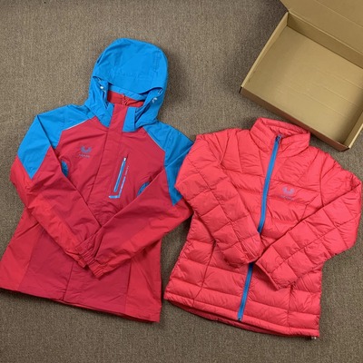 女士冲锋衣羽绒内胆保暖两件套