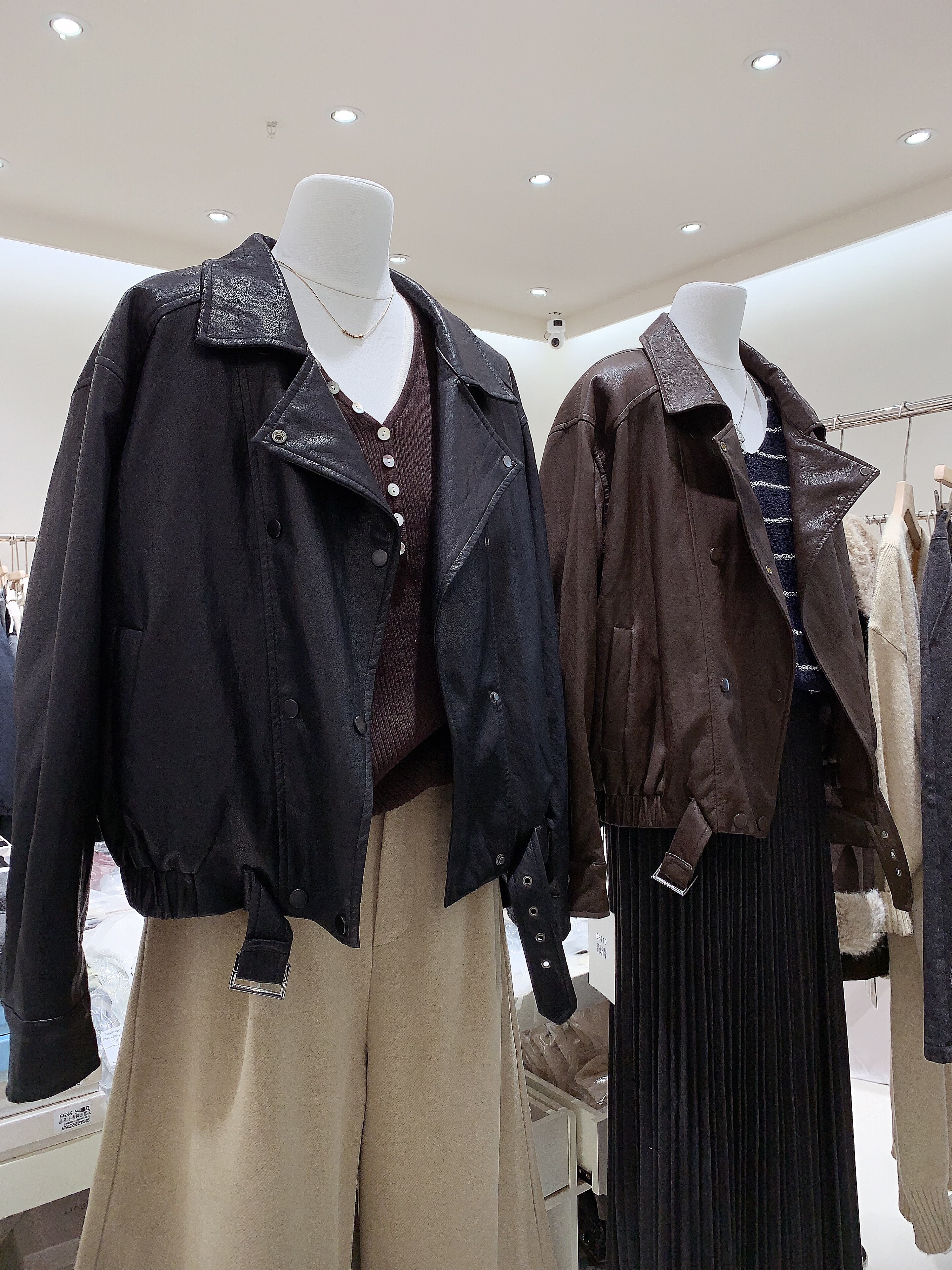 韩国东大门 潮款时髦百搭机车夹克外套加棉pu皮衣短款小个子大衣