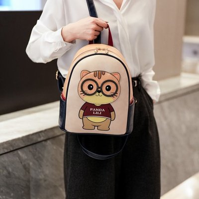 女孩可爱卡通学院风双肩包女生