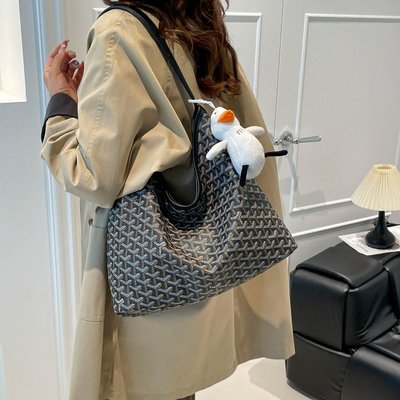 高级感老花hobo腋下包包女式2025新款大容量通勤单肩托特大包秋冬