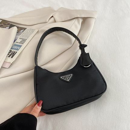 网红ins小包包女2025新款潮时尚牛津布手拎包休闲简约单肩腋下包