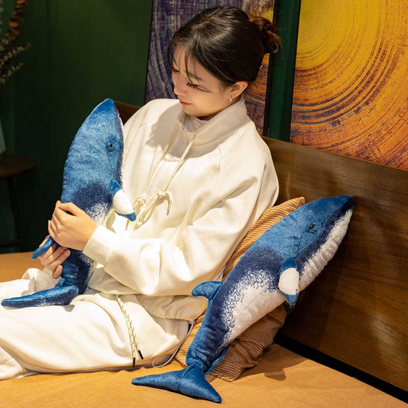 海洋生物须鲸公仔毛绒玩具鱼抱枕