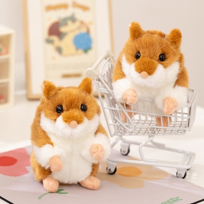 仿真小仓鼠公仔毛绒玩具老鼠田鼠