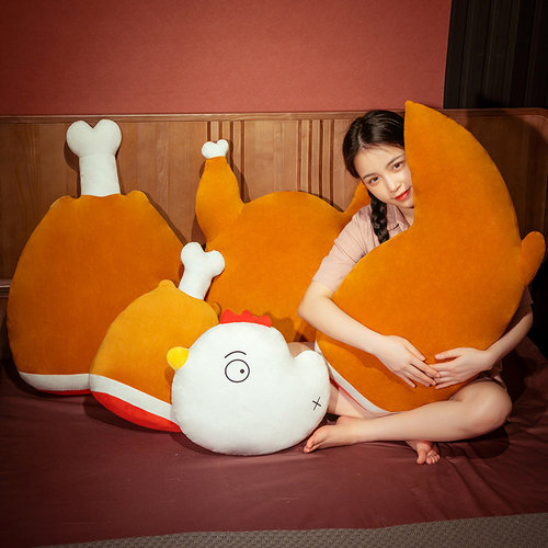可爱公仔女生睡觉枕头仿真食物女