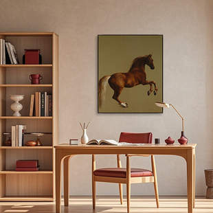 George Stubbs马动物画英国乔治斯塔布斯赛马客厅玄关书房装饰画