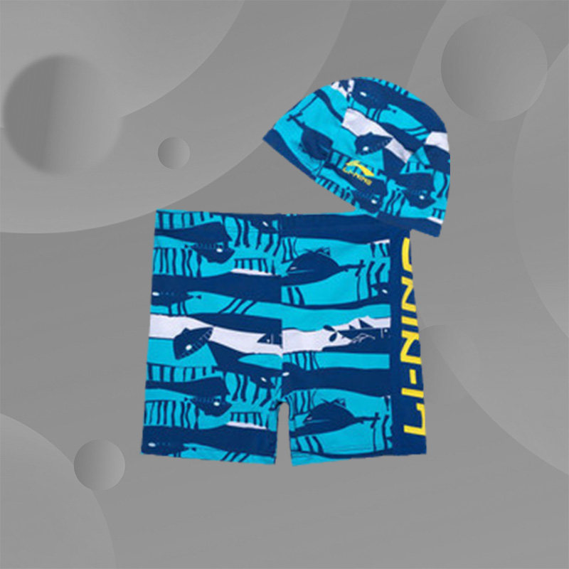 李宁男童泳裤游泳衣女套装平角裤泳镜泳帽泳装儿童青少年YSSQ001,童装/婴儿装/亲子装,泳衣裤,淘宝优惠券,粉丝福利购,淘宝优惠卷