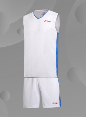 李宁篮球服男子春季新款CBA比赛帅气凉爽舒适透气套装AATP051