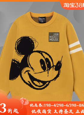 |李宁联名童装编织衫男小童新款宽松冬运动服YMBR003