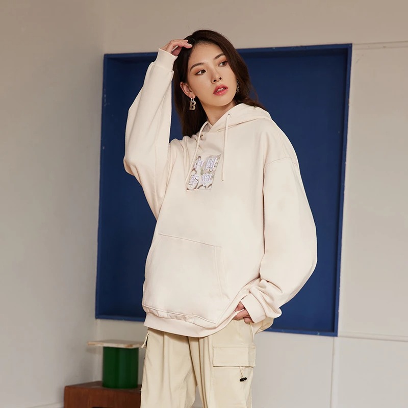 中国李宁正品经典款男运动舒适宽松国潮连帽套头长袖卫衣AWDR729