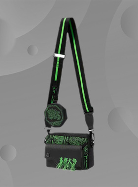 李宁新款反伍BADFIVE重庆雾都大势时尚运动斜挎单肩包ABDR372