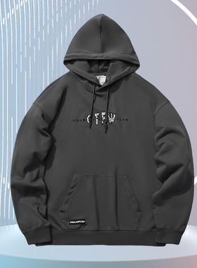 李宁正品CF卫衣男子秋季新款休闲情侣装上衣连帽运动长袖AWDR502