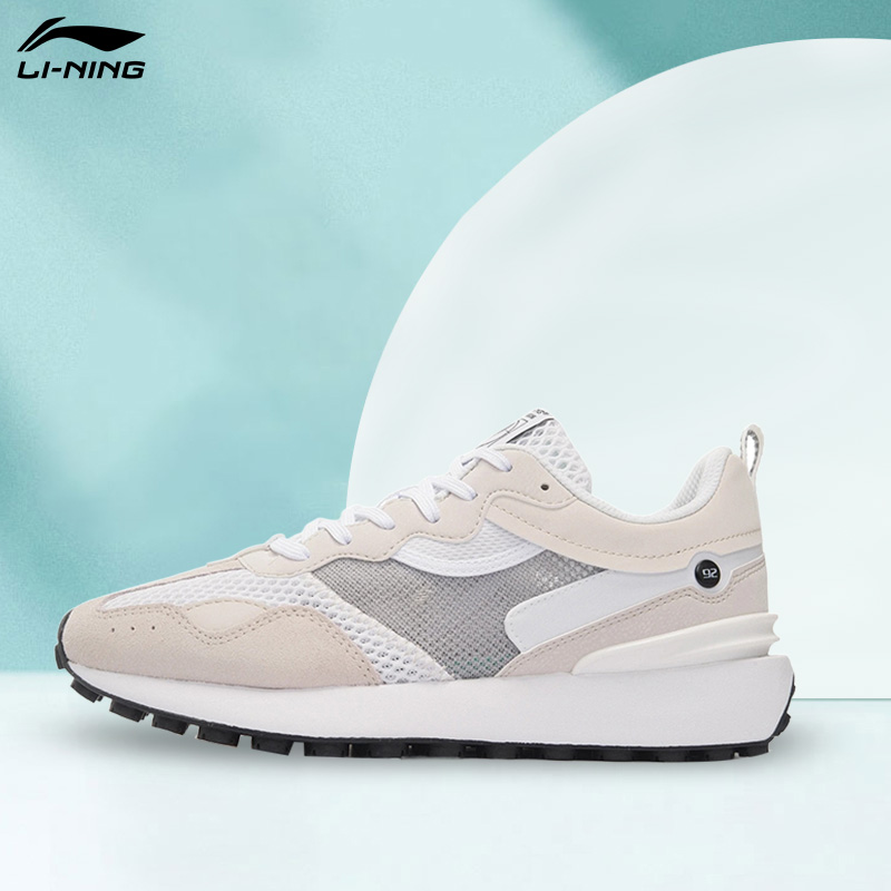 Lining/李宁正品方圆Classic女子网面透气经典运动休闲鞋AGCS018