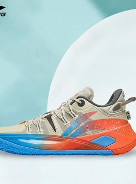 Lining/李宁正品CJ2男子透气减震回弹实战低帮篮球鞋ABAS001-9