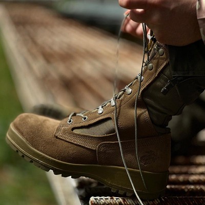 Belleville百利威透气沙漠靴500 550ST美产590高帮登山作战训练靴