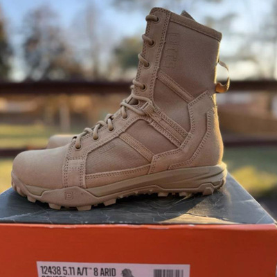 5.11沙漠靴侧拉链8英寸高帮户外全地形防滑训练靴ARID战术靴12438
