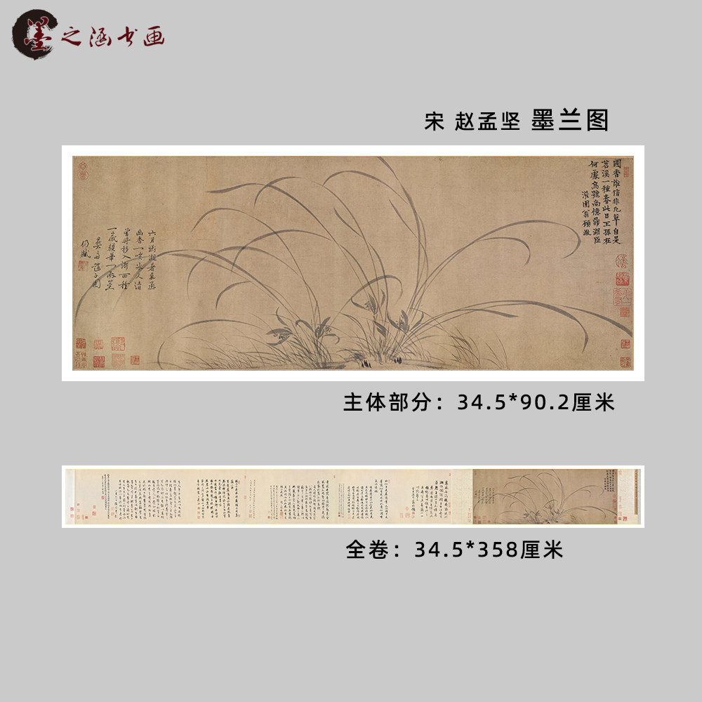 宋墨兰图,马湘兰墨兰图(第3页)_大山谷图库