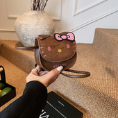 儿童斜挎包猫咪女童包包2026新款 单肩包婴幼儿宝宝外出卡通小背包