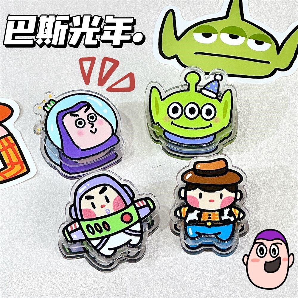 玩具总动员亚克力pp夹卡通动漫巴斯光年便签夹多功能试卷夹文件夹图片
