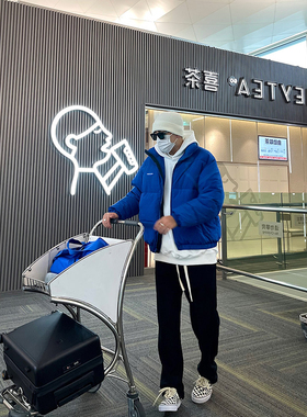 美式高街黑色重磅卫裤秋季基础拼缝长裤宽松直筒垂感休闲裤男女潮