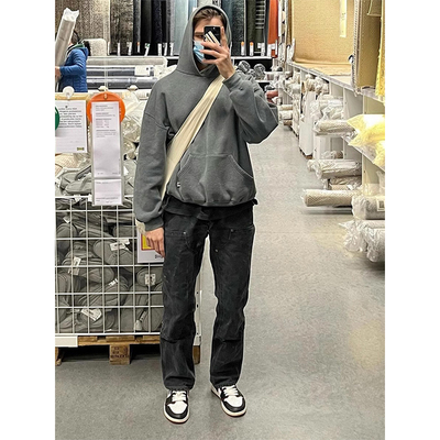 美式B01双膝伐木工装裤男女