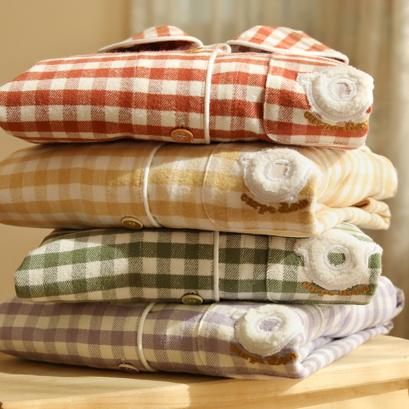 2025新款全棉睡衣女秋冬季