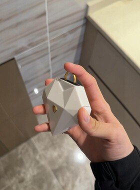 自动开魔法心形钻首饰盒复古钻石心形戒指求婚钻戒盒纪念日礼物盒