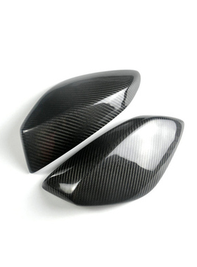适用于丰田GT86碳纤后视镜罩斯巴鲁BRZ改装碳纤后视镜壳罩壳贴件