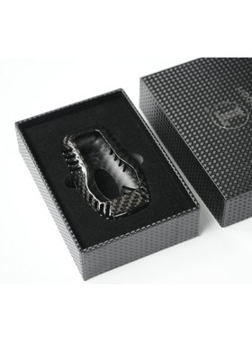 适用福特野马中规3按键直扣式真碳纤维钥匙壳盒钥匙保护套